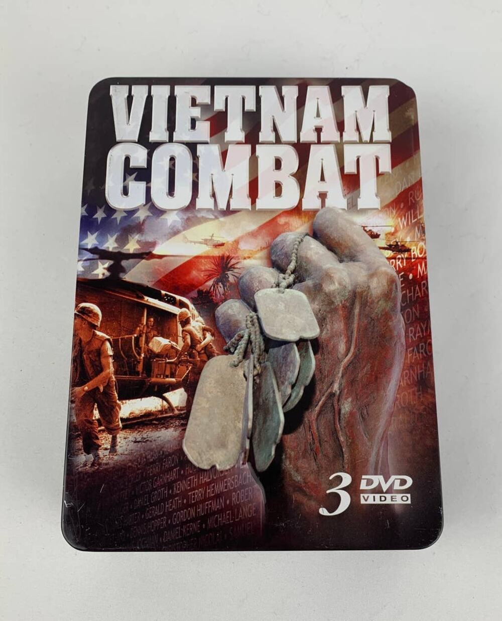Vietnam Combat 3 DVD Video In Tin. Running Time Approximate 360 Minutes